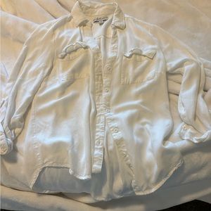 White collard button up